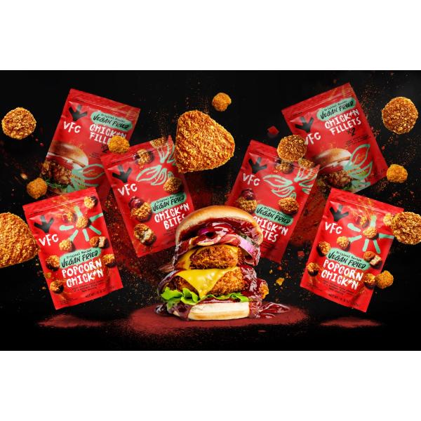 Chicken Popcorn Granule Packing Machine Premade Pouches Multi Function