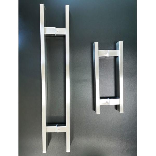 Stainless Steel Pull Push Door Window Handles Silver Latch For Bathroom