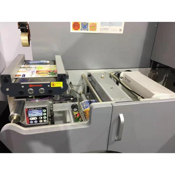 Digital Foil Stamping Varnishing Label Enhancing Machine With 3D Shining Effect