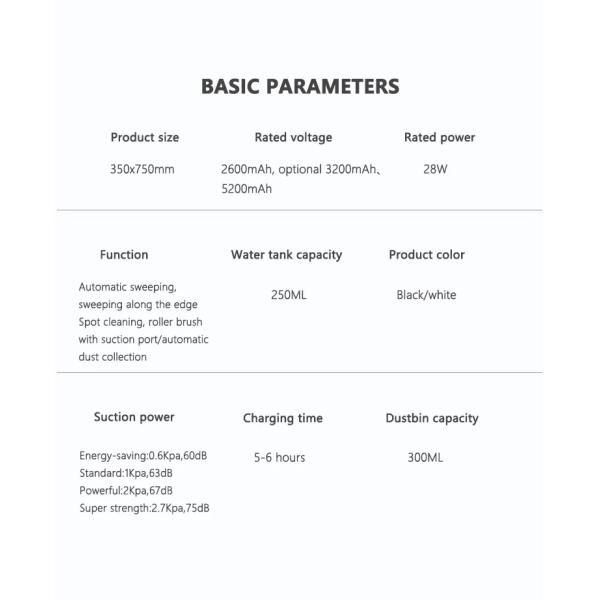 Glomarket Tuya Smart Robot Vacuum Cleaner Wifi With Water Tank For Smart Home