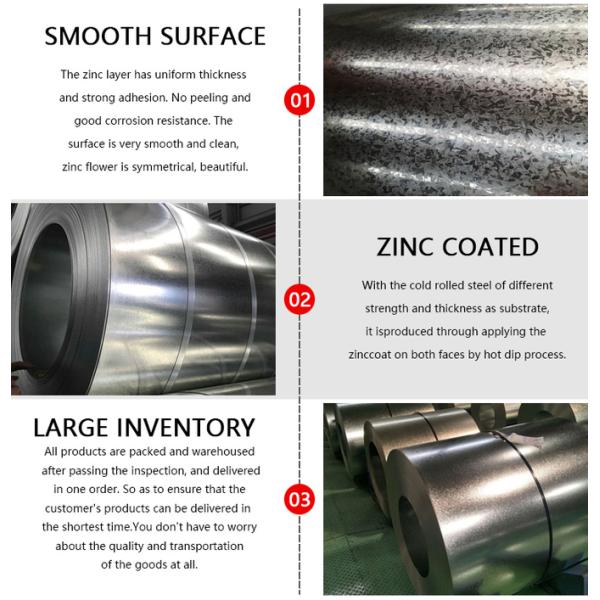 Construction 0.12 - 6.0mm Gi Galvanized Steel Coil 508mm 610mm Free Sample