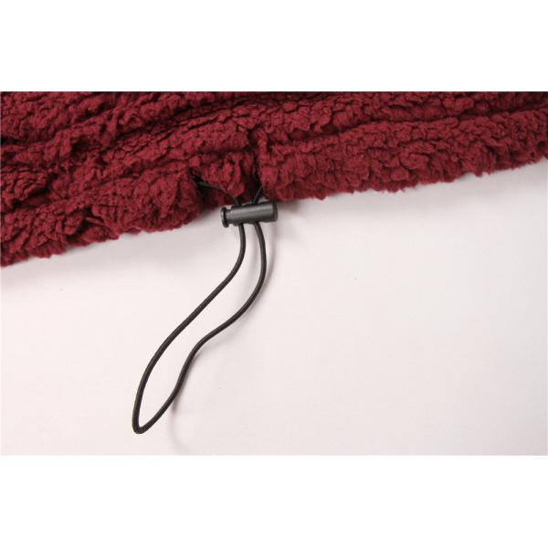 Ladies 100% Polyester 1/4 Zipper Casual Pullover Apparel