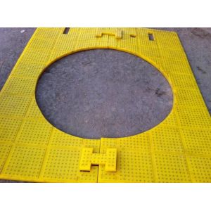 Quality Polyurethane Rubber Drilling Floor Mat Anti Slip 1490mm Width for sale