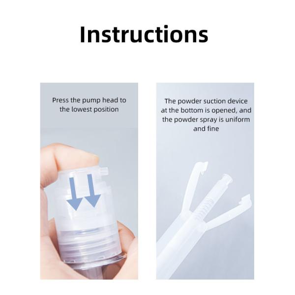 35g PET Baby Powder Sprayer Bottle Shiny Nail Powder