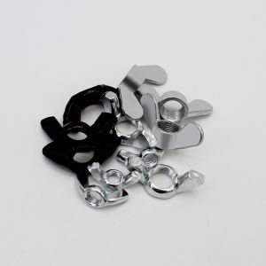 Galvanized Carbon Steel Wing Nut Fastener With Double Wing Handles