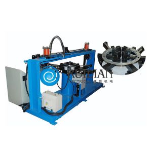 Quality Processing OD 100mm-600mm Air Duct Flange Punching Machine 10KVA for sale