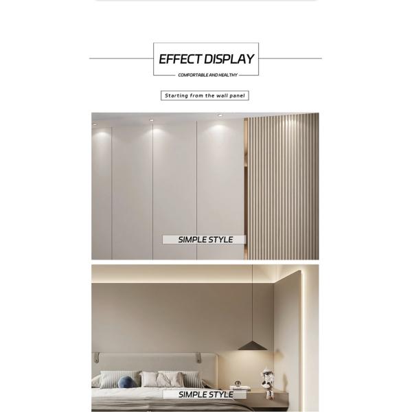 5mm 8mm Fabric Bamboo Charcoal Fibre Board Waterproof Moisture Proof OEM ODM