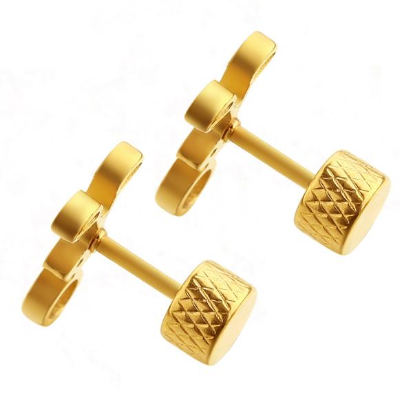 Fashion gold plate stud earrings rabbit shaped earring for women