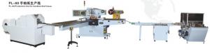 Quality Single Line Pocket Tissue Paper Production Line  With Touch Screen 60 Bags / Min for sale