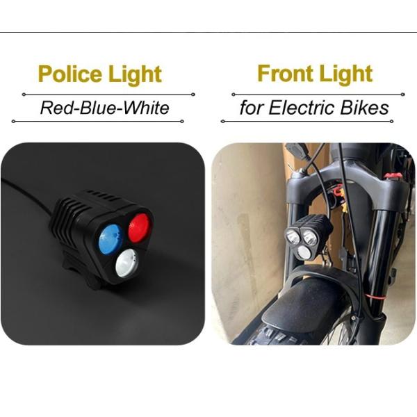 Water Resistant 3000 Lumens Bike LED Flashlight With External Switch Easy To Install