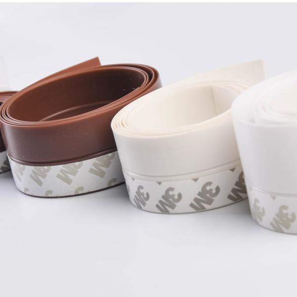 Interior Wooden Doors Seal Strip Door Sweep Draft Stopper with Adhesive Tape Extrusion