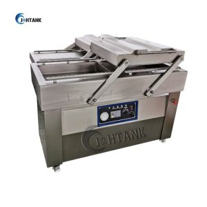China Dual Chamber Vacuum Packing Machine , Maize Sausage Vacuum Packaging Machine on sale