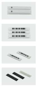 Quality Popular Small 58kHz Polyethylene 0.35mm Anti - Shoplifting Label 45*10.8mm for sale