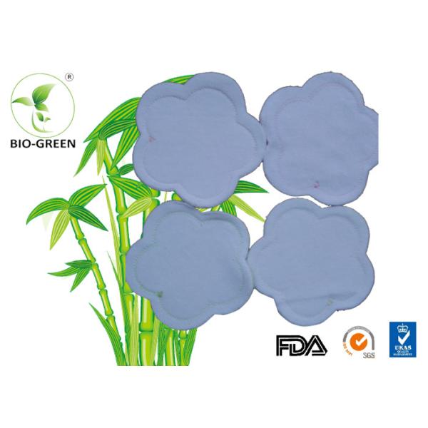 Buy Ultra Thin / Soft Bamboo Reusable Breast Pads With Customized Printed Color at wholesale prices