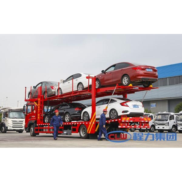 Dongfeng 4X2 One Drive Five Car Carrier Flatbed Wrecker Towing Truck