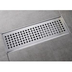 Anti Clogging Rectangular Floor Drain Grate Fast Drainage No Mechanical