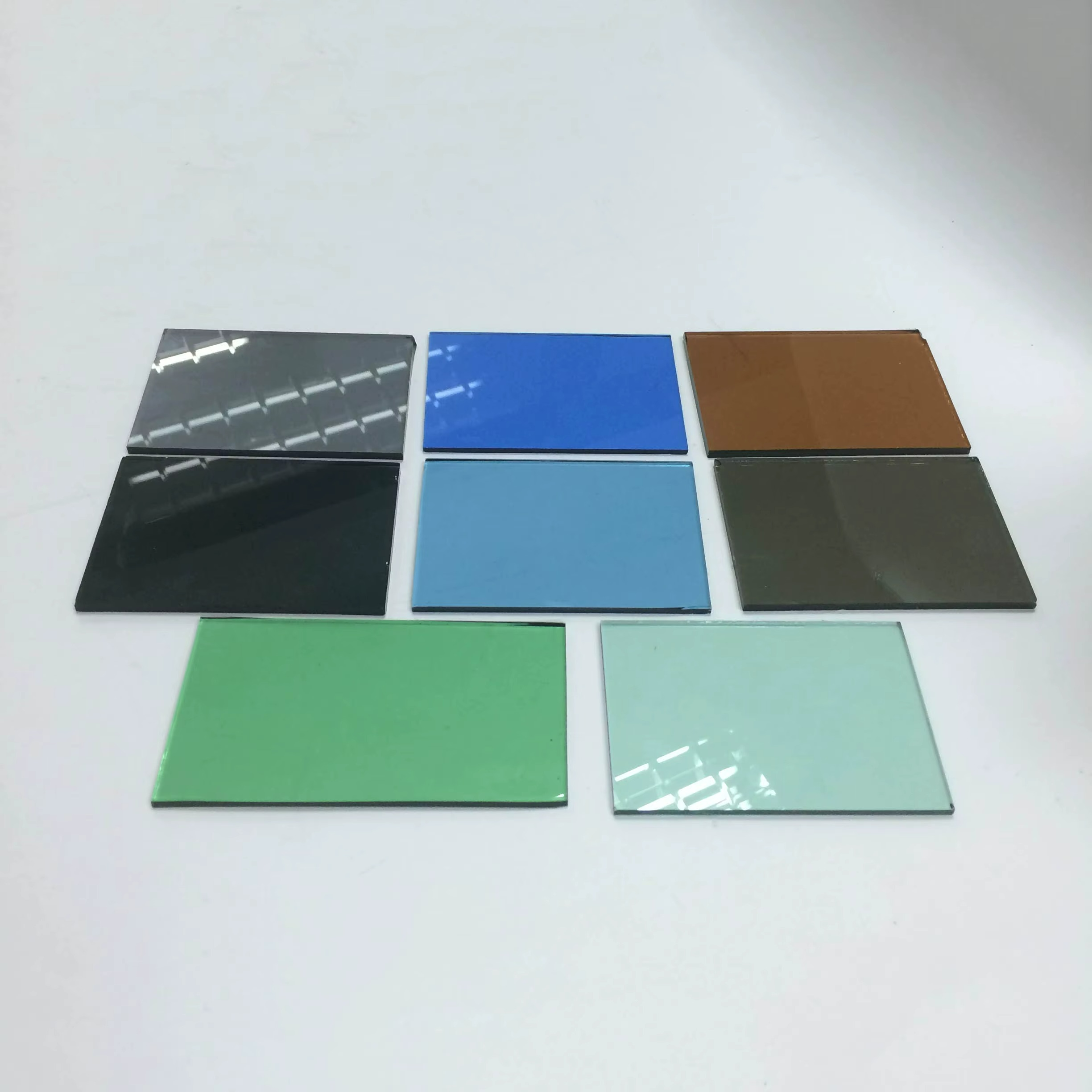 Quality Green Reflective Glass for Energy-Saving Curtain Wall Projects for sale