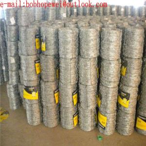 China plastic barbed wire/barb wire fencing prices/wire fencing suppliers/barb wire spool holder/american wire fence on sale