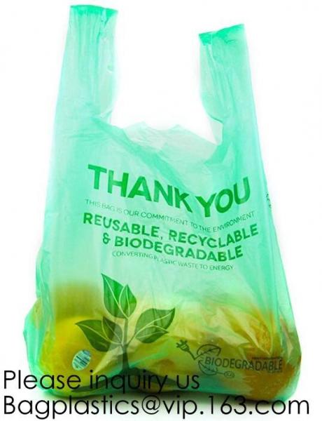 Compostable Charity Donation SACKS Recycling & Degradable Garbage Bags Rubbish Bags Wastebasket Liners Bags for Kitchen