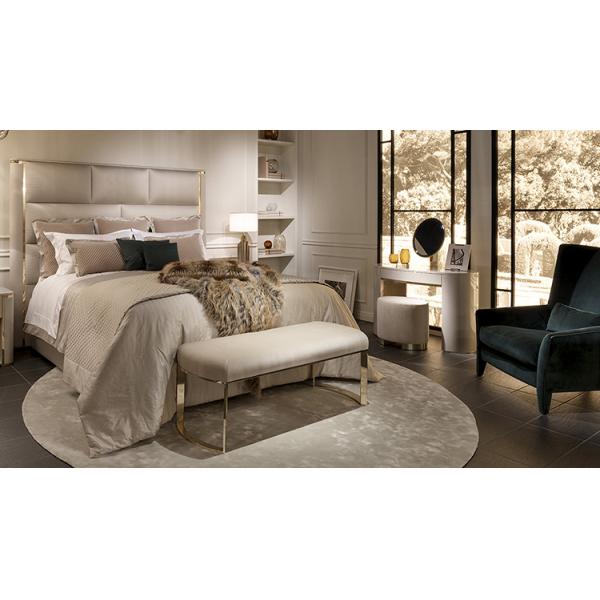 2.0x2.2m Luxury Modern King Bed 1.5m White Bedroom Set Modern