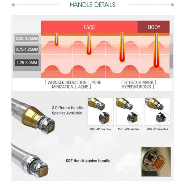 Factory Wholesale Price Fractional Rf Microneedle Machine / Face Treatment Beauty machine