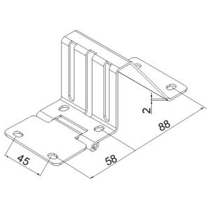 Side Hinge Galv./ Ral 9010