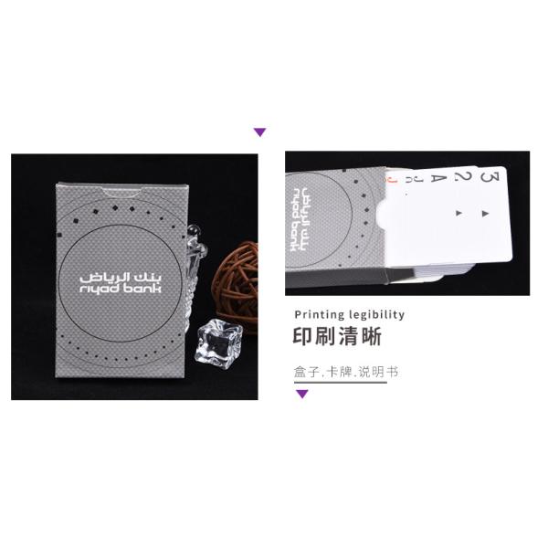 PVC Matte Personalized Plastic Playing Cards Texas Poker Casino Game Card