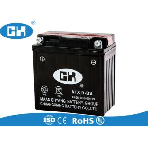 Quality Black 12 Volts Maintenance Free Motorcycle Battery With Acid Pack Acid Resistance for sale