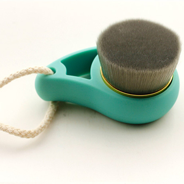 Mild Fiber Pore Charcoal Face Brush Fiber Hair Wooden Handle Easy Operating