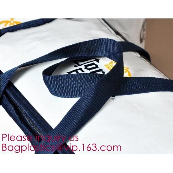 Foldable Lunch Insulated Cooler Bag Heated Food Delivery Bag Thermal Pizza Delivery Cooler Bag