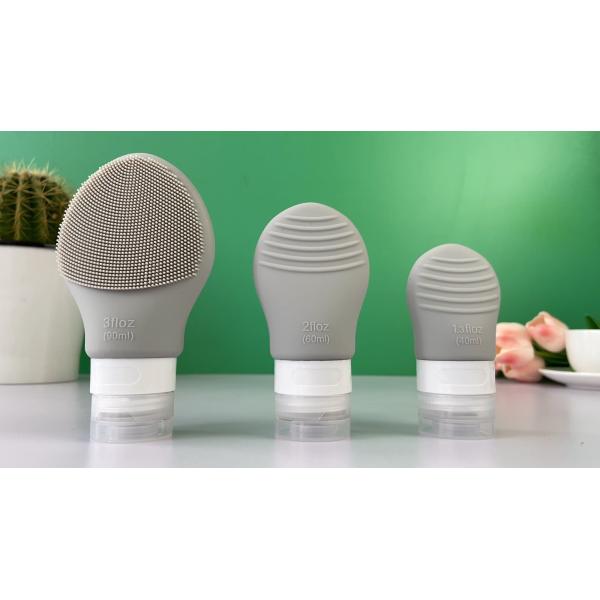 OEM Grey Silicone Cleansing Brush Face Silicone Scrubber Electric
