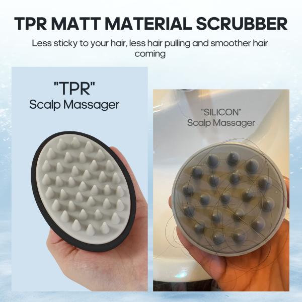 Hair Washing Scalp Massager features