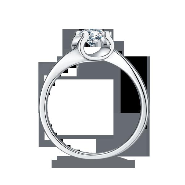 White Moissanite Minimalist Custom Sytle Cz Wedding Ring For Women
