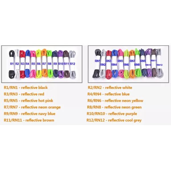 2.8mm 2.9mm Fast Shoe Laces Triathlon Race Gear For Marathon Runner