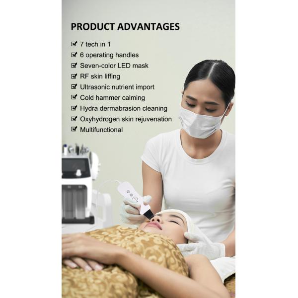 Facial Beauty Microdermabrasion Machine 7 In 1 Deep Cleaning Jet Peeling