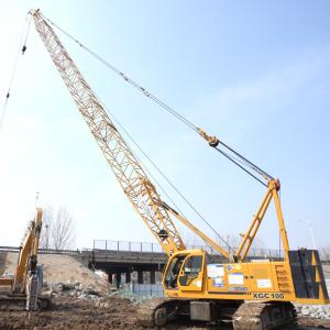 13m - 60m Boom 100T Crawler Crane Has Great Advantages In High Altitude Operations