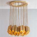 E14 E12 Pendant Chandelier Lights Copper Bronze 54*3W D70*H32