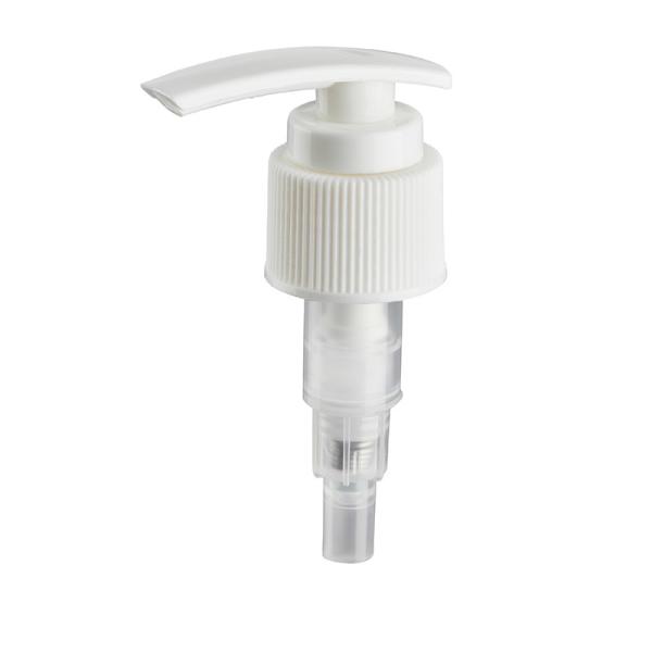 28-400 Silver PP Plastic Lotion Dispenser Pump Long Nozzle With Dip Tube Clip Switch