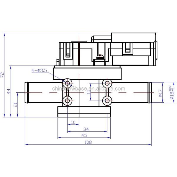 Custom Vehicle AC Accessories Truck Air Conditioning Parts 3 Wire Valve For HVAC Control System