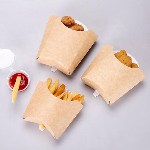 300gsm Anti Oil Greaseproof Fried Chicken Paper Box For Popcorn