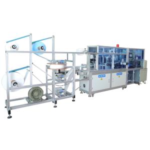 Quality Integrated Earloop Mask Making Machine , Disposable Dust Mask Machine 1000KG for sale