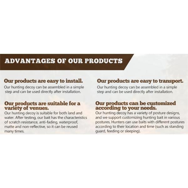 Silhouette Specklebelly Goose Hunting Decoy Custom Plastic Anti Reflective PP Goose Decoy