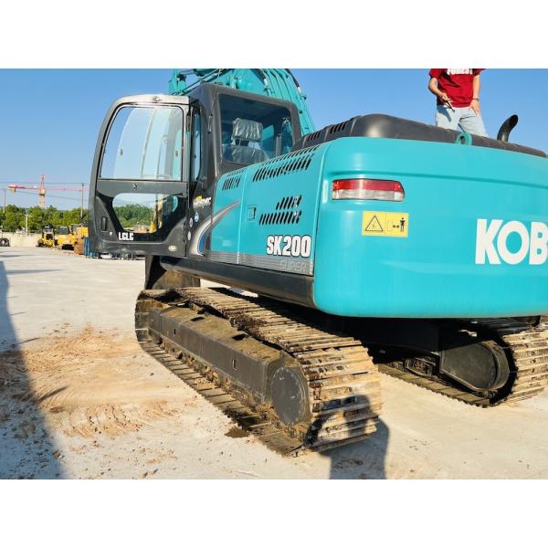 Used Kobelco SK200-8 Hydraulic Crawer Excavator Secondhand 20 Ton Digger Backhoe