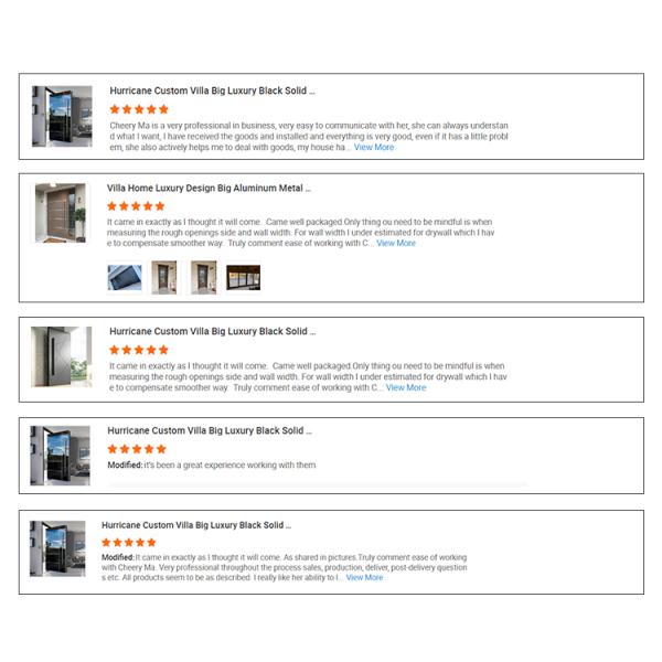 European Luxury House Front Modern Pivot Doors with Long Handle Wooden Entrance Door Modern Villa Main Door