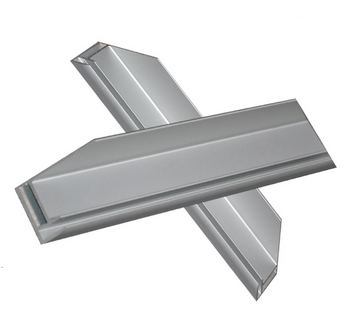 Temper T5 AA20Um Clear Aluminum Solar Panel Frame With Punch / Drill Surface