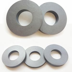 Y30 Ceramic Ferrite Magnets Ferrite Ring Magnets Industrial High Tensile