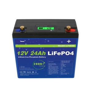 Quality 24Ah 12v Lifepo4 Battery Pack With Prominent Capacity Deep Cycle for sale