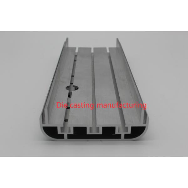 Silver Anodizing Aluminum Extrusion Parts AL6063 Electronic LED Heat Sink