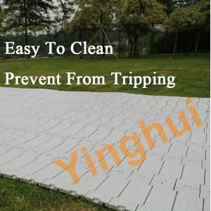 Plastic Temporary Outdoor Modular Floor Tiles Outdoor Turf Protection Flooring