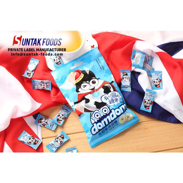 Portable Healthy Blue Organic Sugar Free Candy / Sweet Candies Custom Logo 40 Pcs X 1.5 G